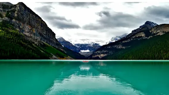 Von Canmore/Banff: Halbtagesausflug zu Moraine Lake und Lake Louise