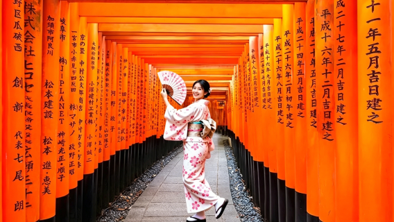 [Kyoto & Nara Day Trip] Nara Park & ​​Fushimi Inari Shrine's Thousand Torii Gates & Togetsukyo Bridge & Bamboo Grove & Kimono Forest - Optional Arashiyama Scenic Railway (departing from Osaka & Kyoto)