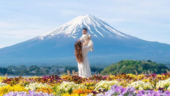 Tokyo: Kleine groepreis naar Mt. Fuji & meren met ophaalservice vanaf je hotel. Ondersteunde talen (EN, JP, KR)