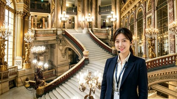 Penerangan berpandu bahasa Cina berlesen di Muzium Opera Paris, Perancis termasuk tiket masuk + laluan pantas + sokongan pelanggan 24 jam