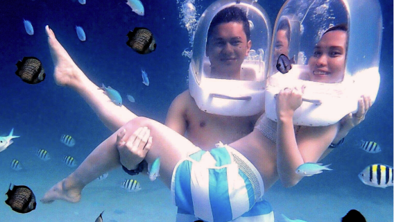 Boracay Helmet Diving Marche sous-marine (photos et vidéos gratuites)