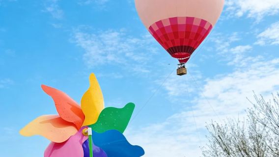 Yangshuo Yansha luchtballonvaart·Bekijk het landschap vanuit een goddelijk perspectief