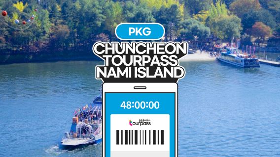 pase turístico de Chuncheon 24 horas + paquete de entrada a la isla de Nami