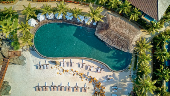 Enjoy a Relaxing Day at Amiana Resort Nha Trang | with Three Swimming Pools & Lagoon Beach