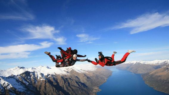 Queenstown NZONE Tandem Skydive Half Day Tour in Queenstown, New Zealand