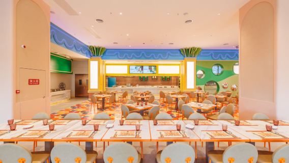 Nhà hàng Buffet Lâu đài Khách sạn Hươu cao cổ Chimelong, Thanh Viễn