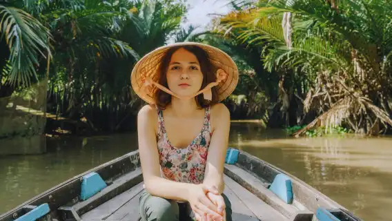 Mekong Delta One-day Tour in Ho Chi Minh City, Boats tour to My Tho - Vinh Trang Pagoda -  Thoi Son Island [ English-Guide | No Shopping | Hotel Pick-up - Lunch included]