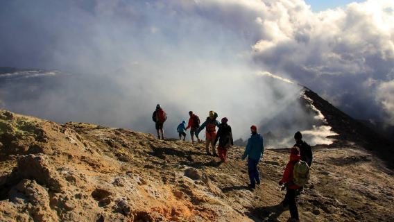Linguaglossa: Mt Etna Summit Crater Hike with Optional 4x4