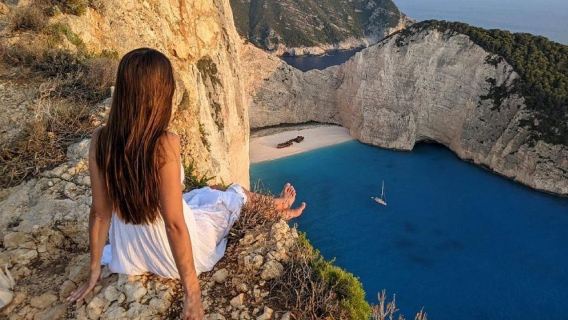 Zakinthos Island to Navagio day tour from Greece (standard group/small group/private group + hotel transfer)