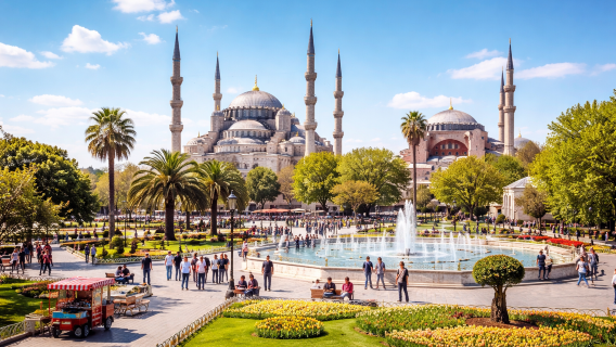 イスタンブール主要観光スポット ワンデーツアー バラット|スルタンアフメット広場|海峡遊覧船