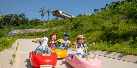 韓國仁川好玩一日遊A-1 (一、三、五出發) 江華海邊度假村斜坡滑車+永宗海邊鐵路自行車+月尾島餵海鷗+松月洞童話村・中國城+新浦市場一日遊