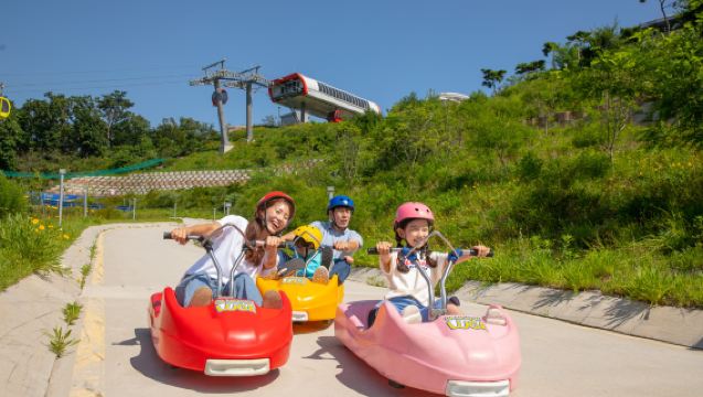 En sjov dagstur i Incheon, Sydkorea (A1) | Skræntbane + fodring af måger på båd + jernbanevogn