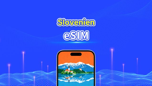 Slovenien eSIM | Højhastighedsdata | 5G/4G | Daglig pakke/datapakke | 24 timer | 1-30 dage | QR-kode