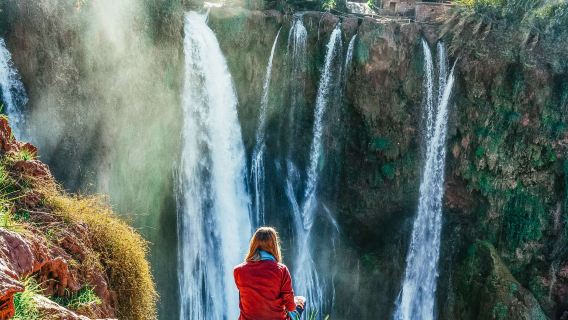 From Marrakech: Full-Day Trip to Ouzoud waterfalls with Guided Hike