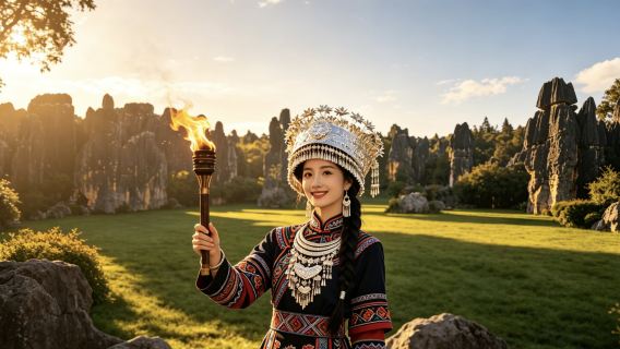 Private travel services for Kunming Shilin stone forest scenic area and Jiuxiang scenic area in Yunnan, China