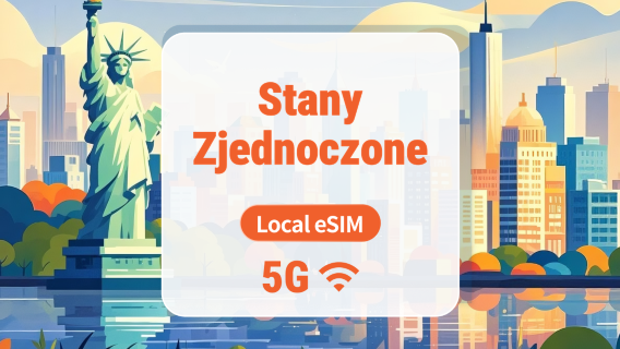 USA T-Mobile 5G eSIM | Lokalne IP • Wszystkie AI & TikTok | 15/30/60 dni | Kod QR