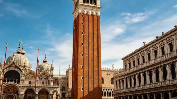 One-hour in-depth guided tour of St Mark's Campanile in Venice: A visual feast from 98.6 m high