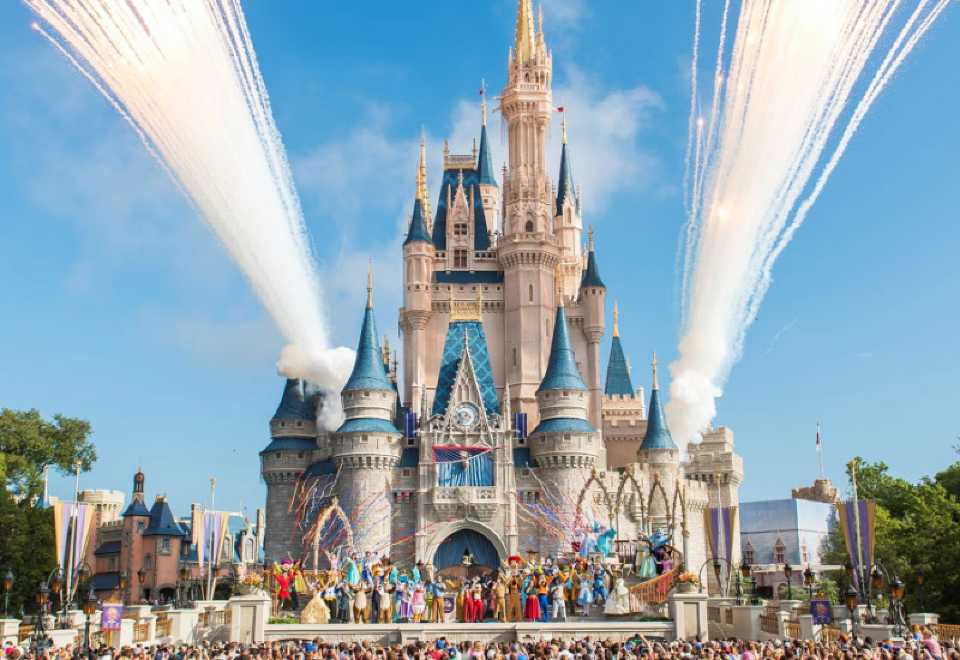 One-day tour of Disneyland and Disney California Adventure Park in California
