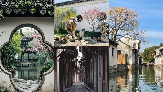 Tour riêng trong ngày ở Tô Châu: Một ngày trong quá khứ (Vườn Sư Tử, Đồi Hổ, Thuyền kênh)