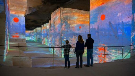 Les Baux-de-Provence: biglietto d'ingresso d'ingresso alle Carrières des Lumières