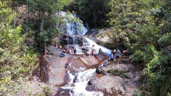 Trekking tour to Hidden Waterfall & Coffee Making Course at Twin beans farm