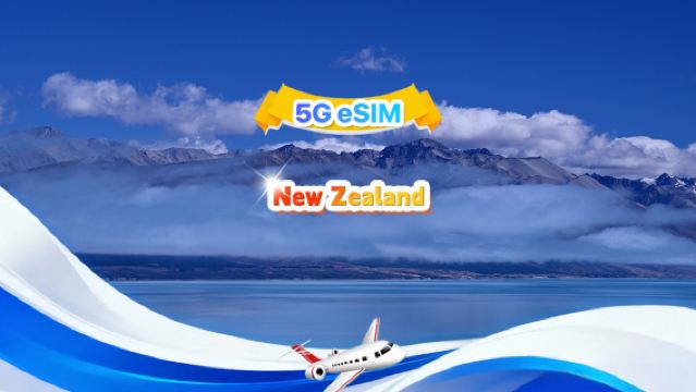 eSIM 5G New Zealand | Pakej harian/Jumlah pakej | 1GB/hari-jumlah 30GB | 1-30 hari | Sistem 24 jam | QR code