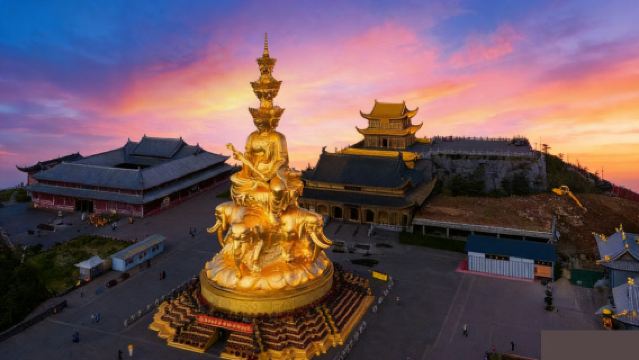 Tagesausflug zum Großen Buddha von Leshan + Berg Emei [Privattour optional]|All-Inklusive optional|Bergsteigen oder Bootsfahrt in Leshan