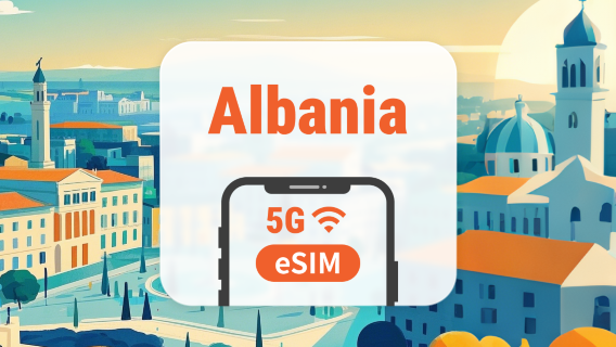 Albania 5G eSIM | Dual Network • All AI & TikTok | 1–30 Days | QR Code