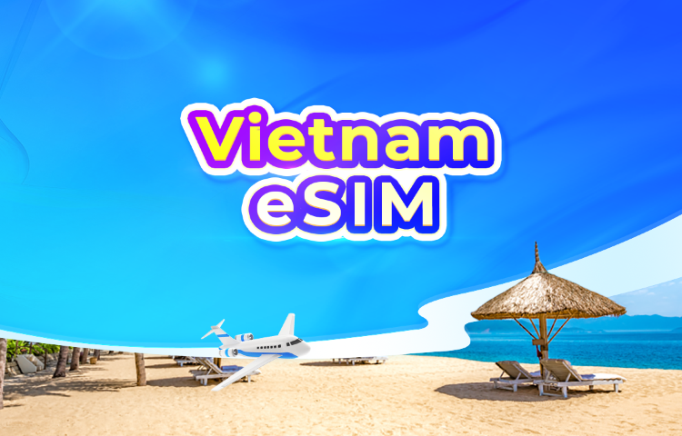 Vietnam 5G eSIM | ChatGPT Available | Day Pass/Total Data Package | 24-Hour Billing | QR Code