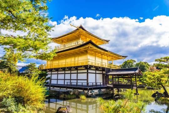 One-day trip to Kinkakuji Temple + Kiyomizu Temple + Sansaka and Ninnanza + Yasaka Shrine + Fushimi Inari Taisha Shrine in Kyoto, Japan