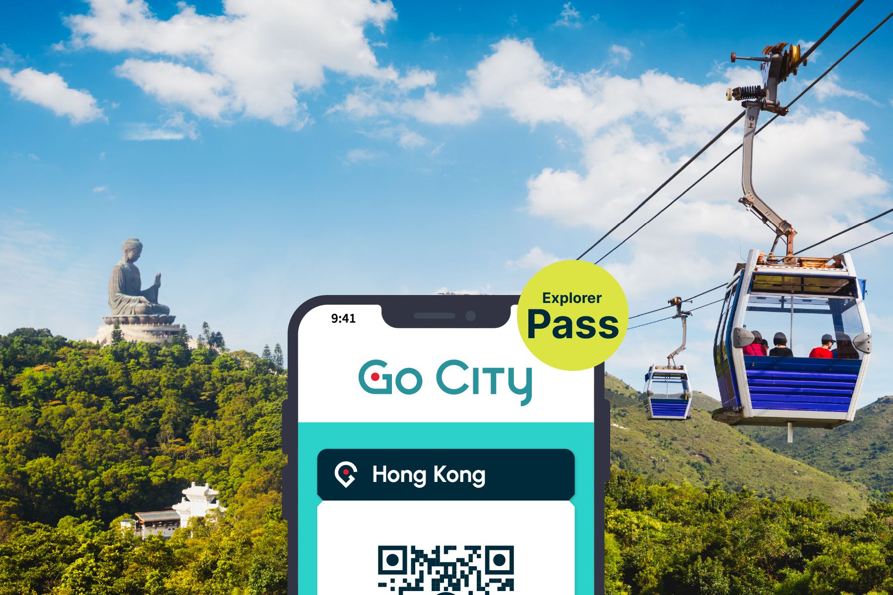 Go City: Hong Kong Explorer Pass (Includes Ngong Ping 360 Cable Car, Peak Tram & 20+ Things To Do)