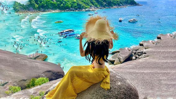 ランカウイ諸島巡りシュノーケリング+釣りワンデーツアー【水上オートバイ/チャーター船】