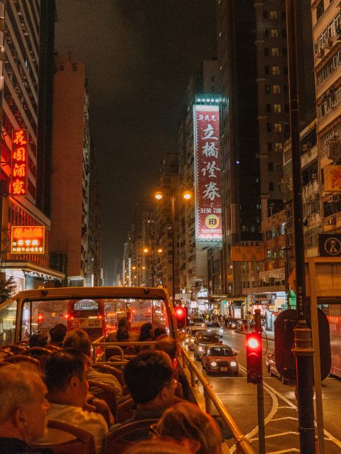 GOLDSPARK香港開篷巴士夜遊&廟街夜市