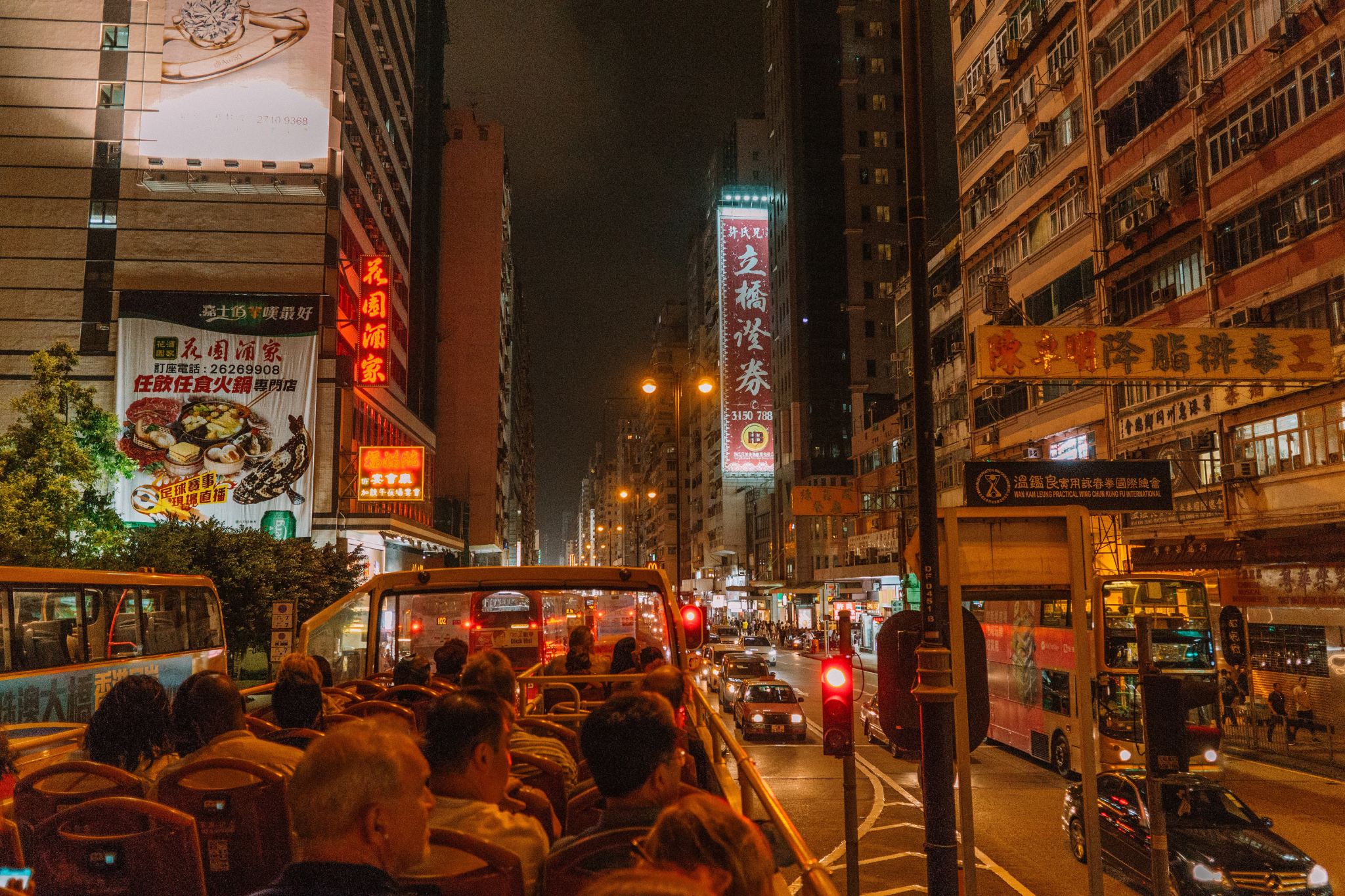 GOLDSPARK 홍콩 오픈탑 버스 야경 투어 & 야시장 탐방