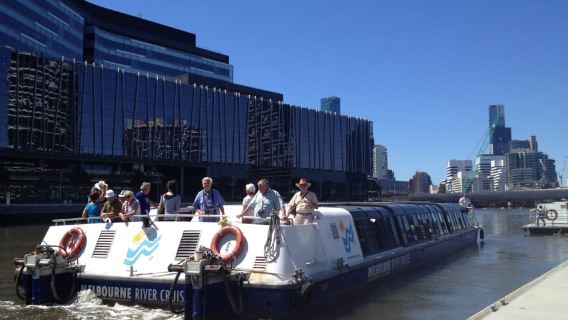 Crucero por el puerto de Melbourne y Docklands con café y té
