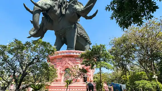 【限時優惠】曼谷暹羅古城+三頭神象博物館一日遊|專車接送