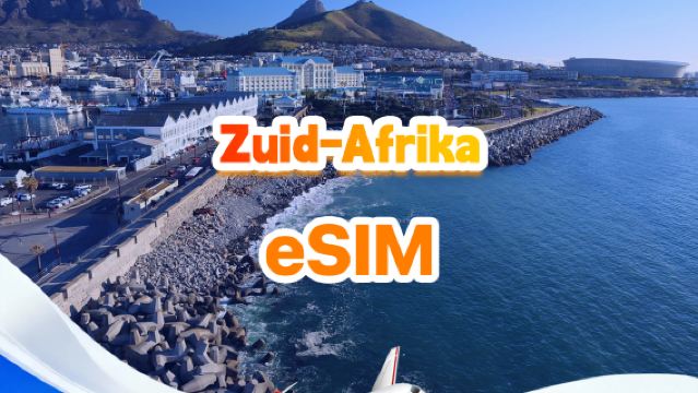 Zuid-Afrika 4G eSIM | Dag-/Totaalpakket | 500 MB/dag - 30 GB totaal | 1-30 dagen | 24-uursformaat | QR-code