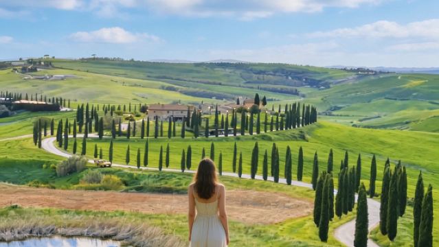 Lawatan Sehari Kumpulan Kecil 2-8 Orang dalam Bahasa Cina di Val d'Orcia Pienza Siena, Tuscany, Itali