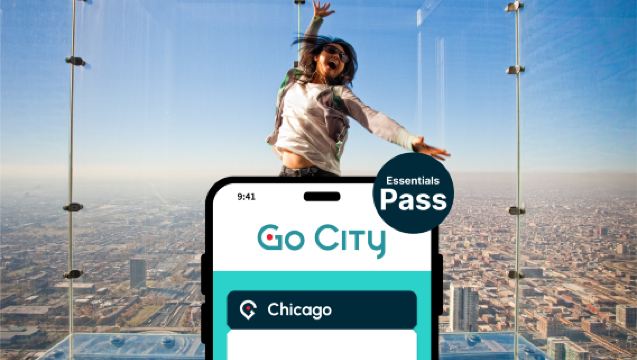 Go City Chicago Essentials Pass [Offiziell betrieben/über 10 Attraktionen inklusive/Willis Tower Skydeck/360 CHICAGO] Chicago Essentials