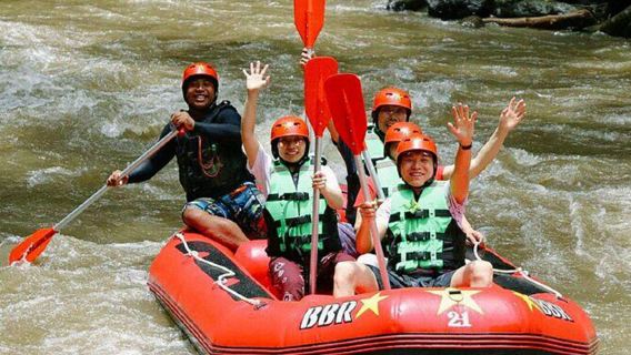 Rafting sur la rivière Ayung à Bali│Circuit classique avec option ATV, temple sacré d'Ubud, balançoire et SPA