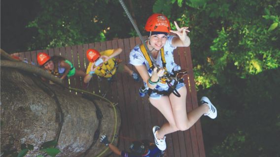 Phuket Hanuman World ziplining half-day tour
