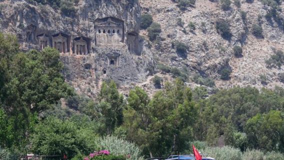 Giro in Barca da Marmaris a Dalyan, Spiaggia delle Tartarughe, Bagni di Fango e Pranzo con Trasferimento dall'Hotel