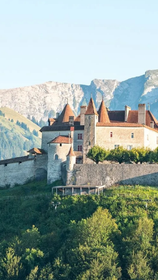 Private chartered tour in Lausanne | Gruyeres Castle + La Maison du Gruyere a Pringy + chocolate factory※customizable