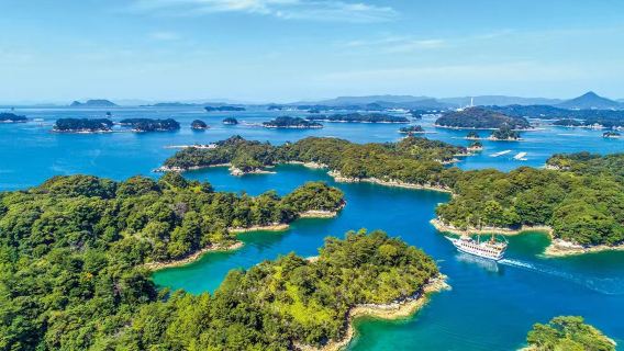 Taman Negara Laut Barat Puncak Tenkai + Pelayaran Pulau 99 + Sewaan Peribadi Jalan Kelima Sasebo lawatan sehari