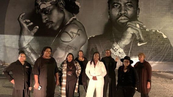 Atlanta City Lights Night Bus Tour with Photos & Dinner Stop