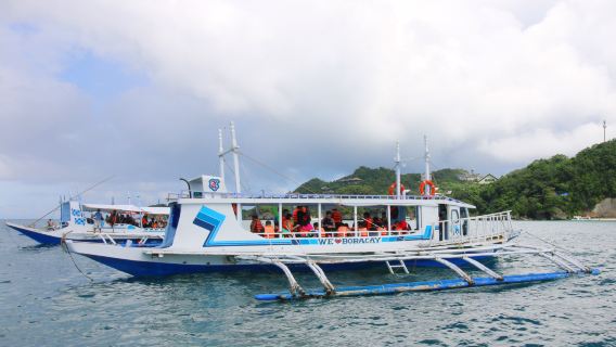 Tour dell'Isola di Boracay con immersione con casco di Southwest Tours