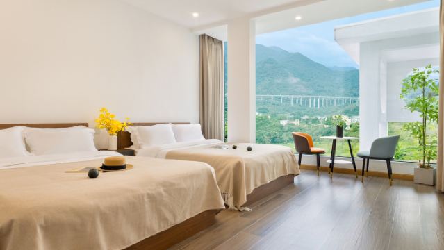 廣州一水莊園露營地·過夜露營【園景雙床房 | 含雙人早餐+暢玩泳池 | 溯溪山野度假！】