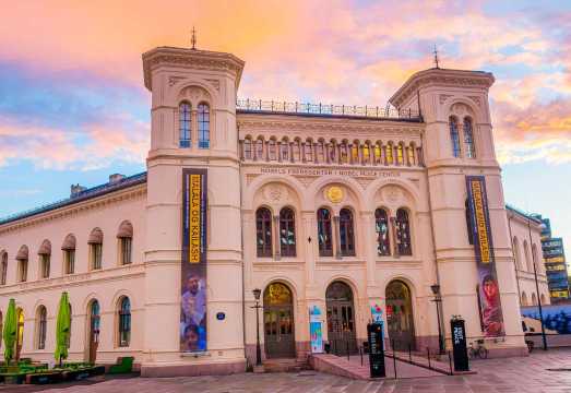 Norway + Akershus Fortress + Oslo Fjord + Oslo City Hall + Huk