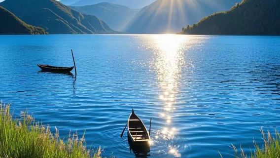 瀘沽湖真純玩一日遊+360°環湖+豬槽船+不進家紡7-15人