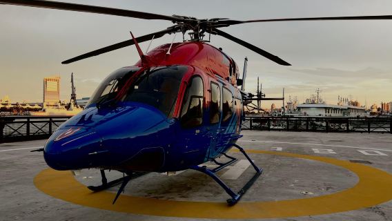 上海黃浦江直升機空中觀光飛行·陸家嘴·外灘/上海新空直升機【可選散拼/包機·日航/夜航 一架次可以坐6位】